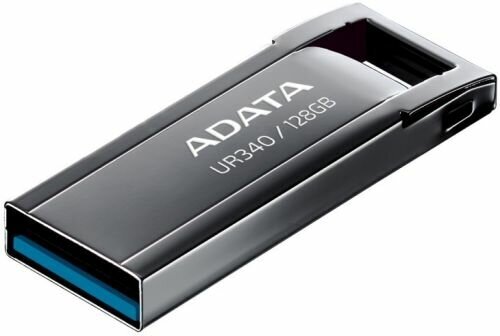 Накопитель USB 3.2 128GB ADATA UR340 Gen1, Black, Retail