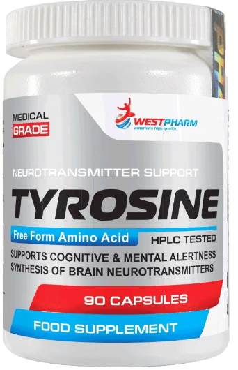 WestPharm Tyrosine 500 мг 90 капс (WestPharm)