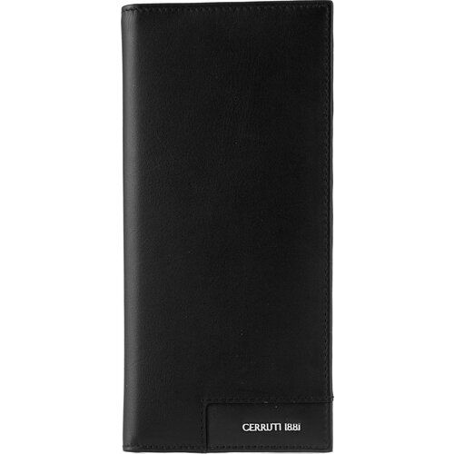 фото Кошелек cerruti 1881, натуральная кожа, без застежки, черный