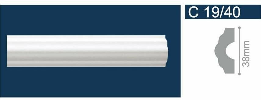 фото Молдинг Солид C19/40, 1шт (длина 2м)