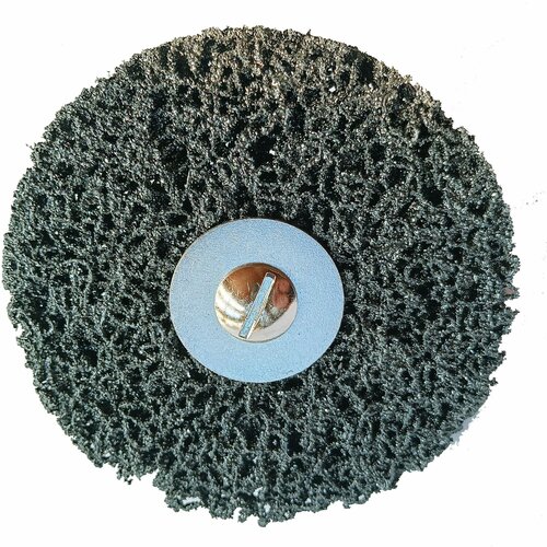 Коралловый диск под дрель для зачистки поверхностей, мелкой зернистости, черный, 75 мм