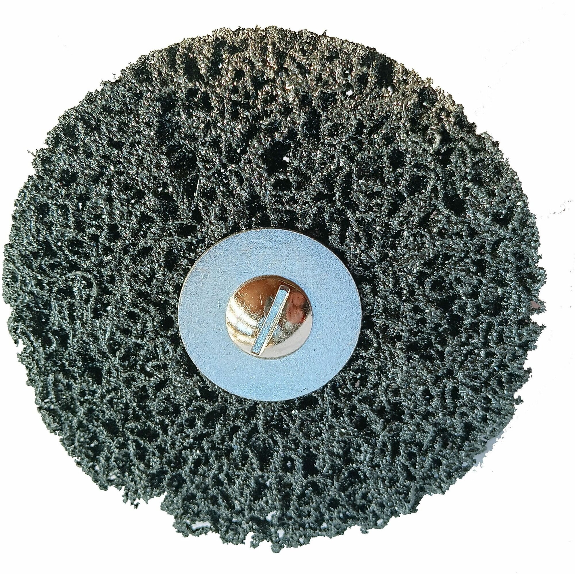 Коралловый диск под дрель для зачистки поверхностей, мелкой зернистости, черный, 100 мм.