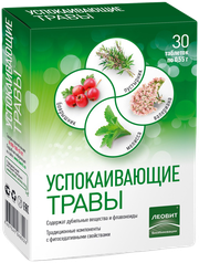 Успокаивающие травы таб., 30 г, 30 шт.