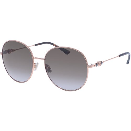 фото Солнцезащитные очки jimmy choo, оправа: металл, для женщин, коричневый