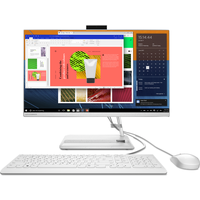 23.8" Моноблок Lenovo IdeaCentre AIO 3 24IAP7 F0GH00GKRU, 1920x1080, Intel Pentium Gold 8505 1.2 ГГц, RAM 8 ГБ, SSD 256 ГБ, Intel UHD Graphics, DOS, черный