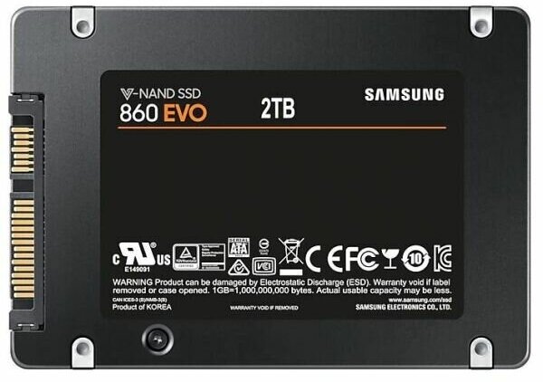 Твердотельный накопитель Samsung 860 Evo 2tb MZ-76E2T0BW