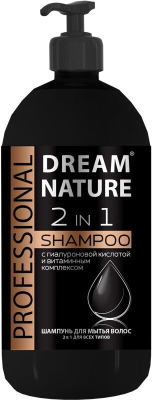 Шампунь Dream Nature PROFESSIONAL c гиалур. кислотой и витам. комплексом 1 л