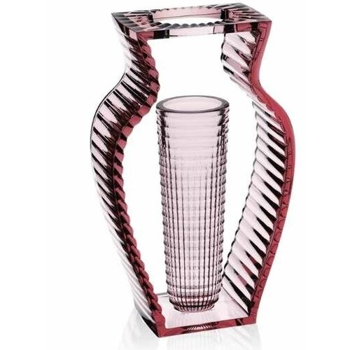 Kartell I Shine Ваза из полиметилакрилата, размеры: 20х9,5х33 см, цвет - розовый