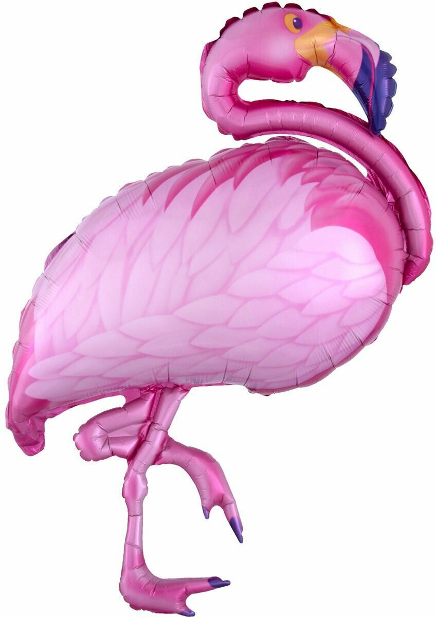 Воздушный шар Фламинго розовый, 69 см