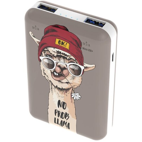 Портативное зарядное устройство Ritmix RPB-10007 10000mAh Lama 128000₽