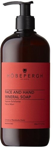 HobePergh Face and Hand Mineral Soap Минеральное жидкое мыло-скраб для лица и рук 500 мл