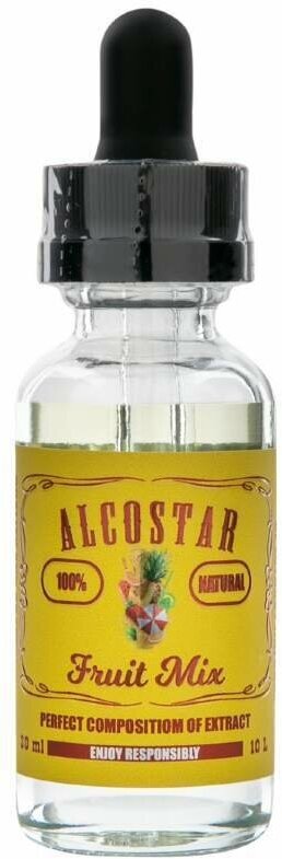 Эссенция Фруктовый микс, Fruit Mix Alcostar, вкусовой концентрат (ароматизатор пищевой) для самогона, 30 мл