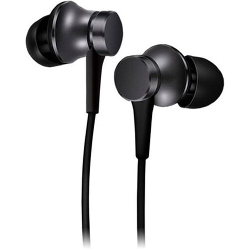 Наушники Xiaomi Mi In-Ear Headphones Basic (черный) комплект 3 штук наушники xiaomi mi in ear headphones basic silver zbw4355ty