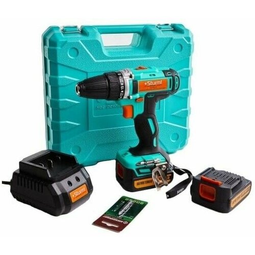 Шуруповерт аккумуляторный STURM CD3614 подарок бита WirlPower PH2 50мм 873800₽