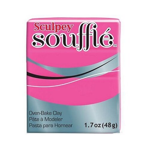 Полимерная глина Sculpey Souffle 6503 (ярко-розовый), 48г