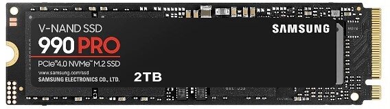 Накопитель Samsung SSD M.2 990 PRO 2TB PCIe 4.0 x4 V-NAND TLC (MZ-V9P2T0BW)