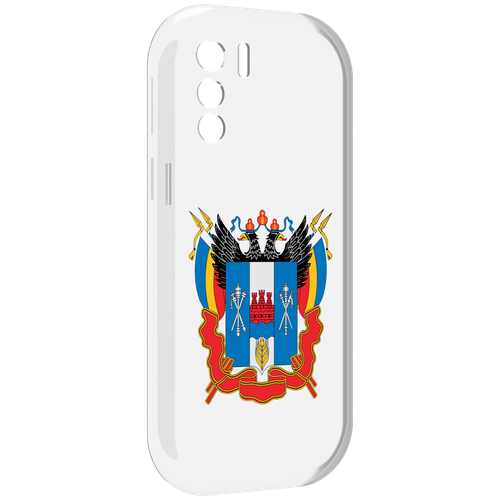 Чехол MyPads герб-ростовская-область для UleFone Note 13P задняя-панель-накладка-бампер