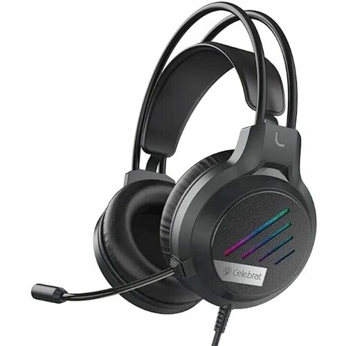 Наушники проводные Celebrat GM-2 черный 152300₽