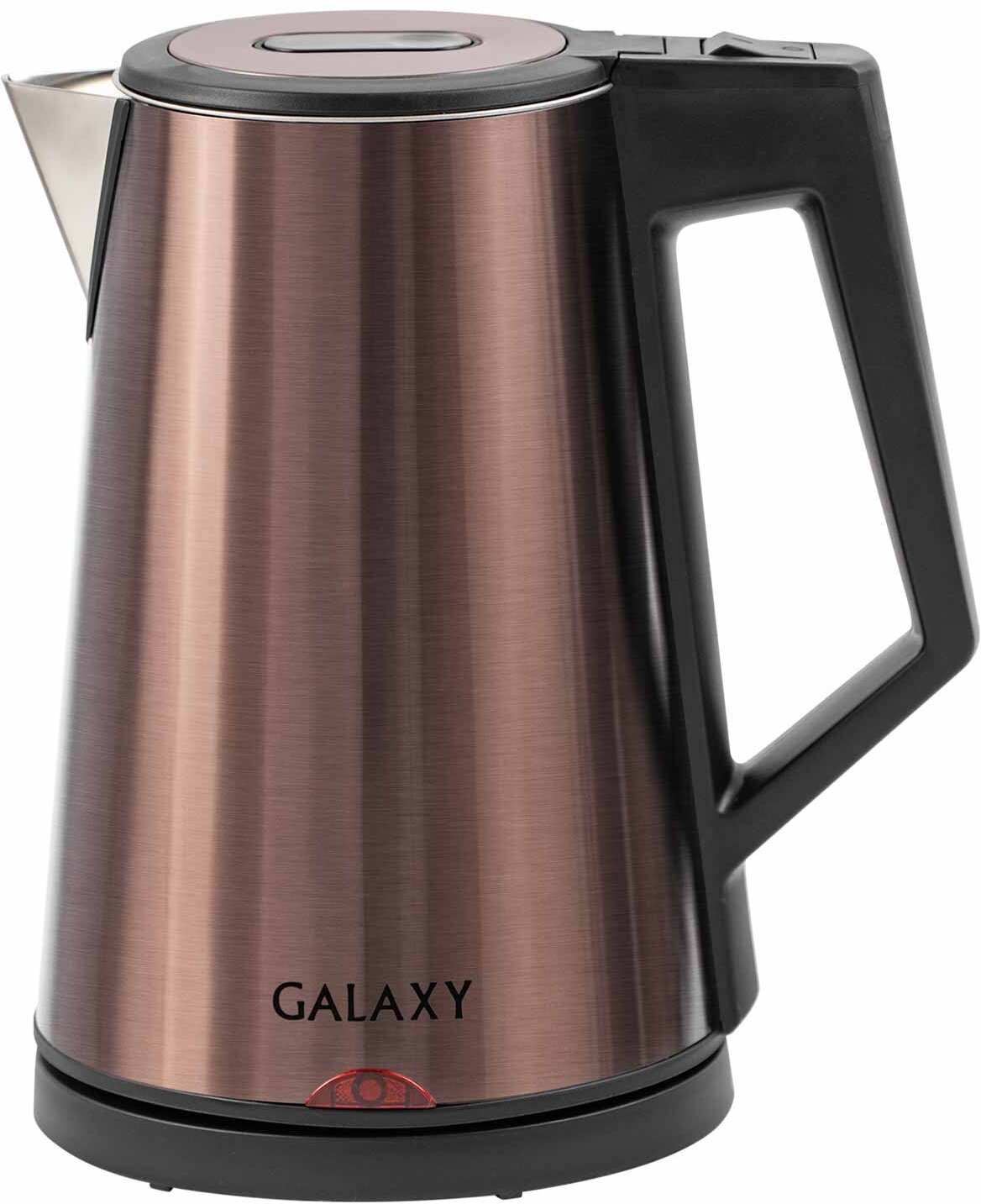 Чайник Galaxy GL 0320 (бронзовый, 2000 Вт, 1,7л, тройная стенка из нерж. сталей и пищевого пластика)