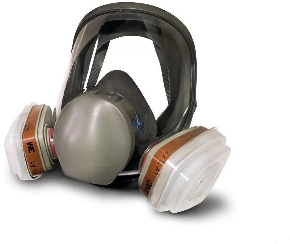 Респираторы маски 6800 для защиты дыхания многоразовые - аналог 3м | можно купить по низкой цене интернет-магазине - фотография № 5