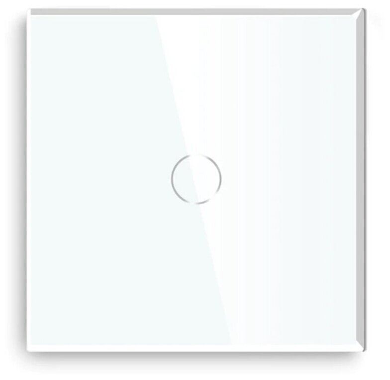 фото Сенсорный выключатель DiXiS Touch Wall Light Switch 1 Gang / 1 Way (86x86) White (TS1)
