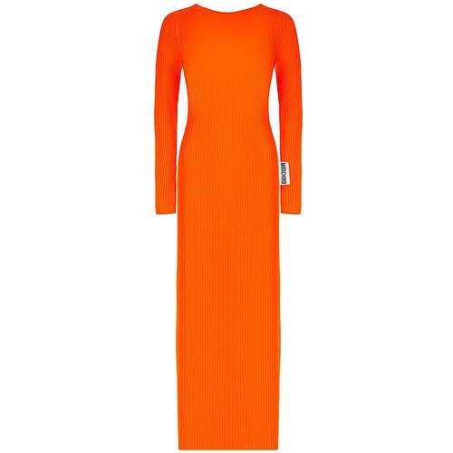 Платье MOSCHINO, повседневное, размер 42, оранжевый