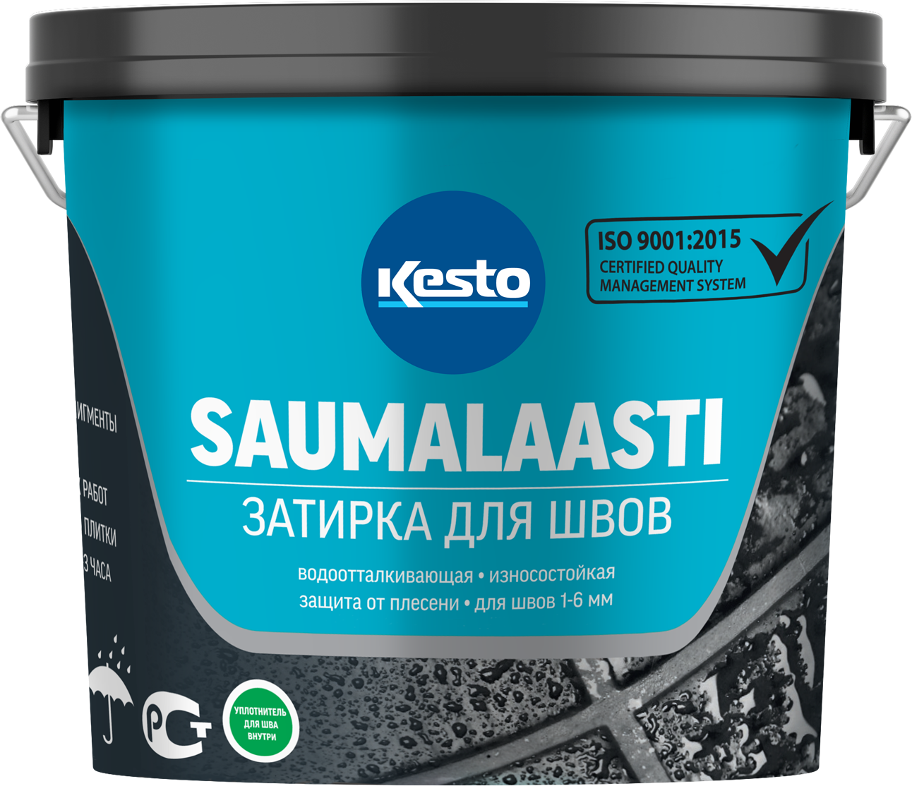 Затирка для плитки Kesto Saumalaasti 44 темно-серый 3кг