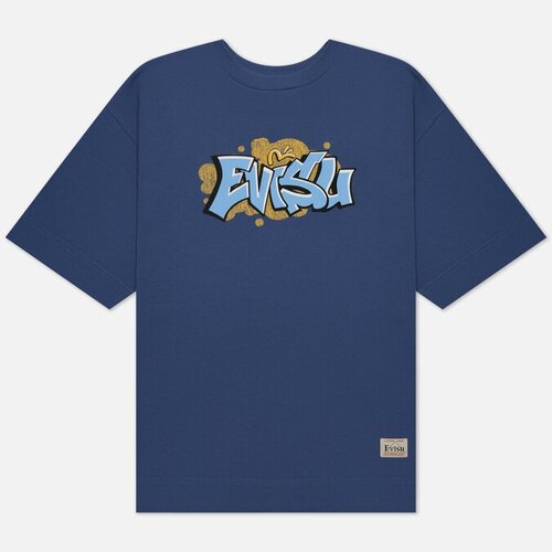 Толстовка Evisu, размер S, синий