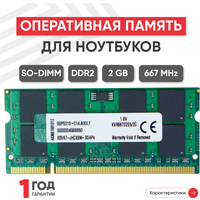 Лучшие Оперативная память DDR2 2 Гб SODIMM 667 МГц