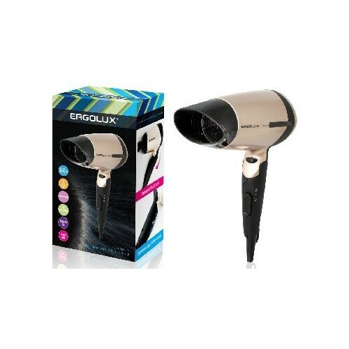 Фен Ergolux ELX-HD02-C64 черныйзолото 115800₽
