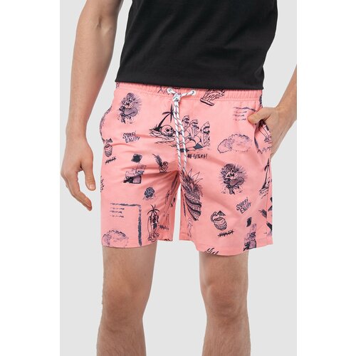 Шорты для плавания KANZLER средняя посадка размер 2XL розовый 2392₽
