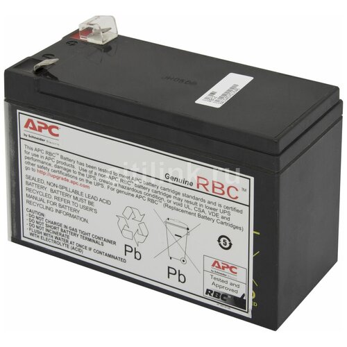 Батарея для ИБП APC RBC2 12В 7Ач для Back-UPS/Smart-UPS аккумуляторная батарея для ибп apc rbc2