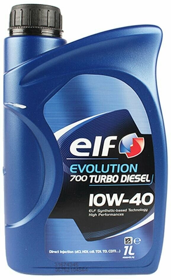 ELF Evolution 700 Turbo Diesel 10W40 5L . Precio: 30,72€. 