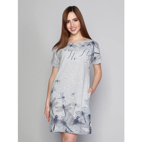 фото Платье style margo, размер 44, серый