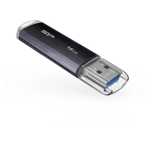 Комплект 4 штук, Флеш-память Silicon Power Blaze B02 16GB USB 3.2, черный, пластик