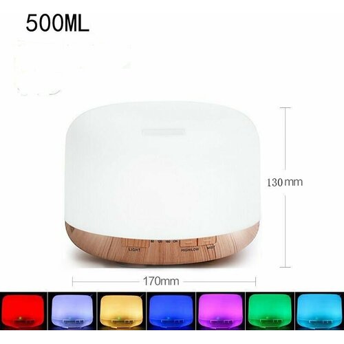 Увлажнитель воздуха с основанием из светлого дерева аромадиффузор 500мл 224900₽