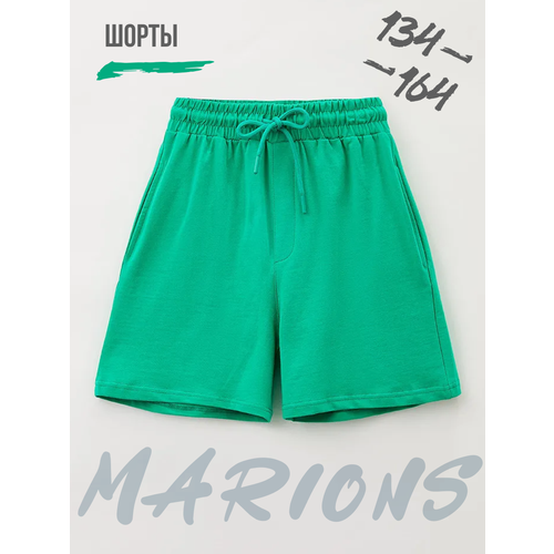 Бермуды  Marions, карманы, размер 146-148, зеленый