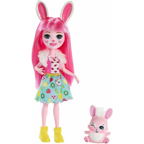 Кукла Mattel Enchantimals со зверюшкой питомцем Бри Кроля и Твист Bree Bunny & Twist