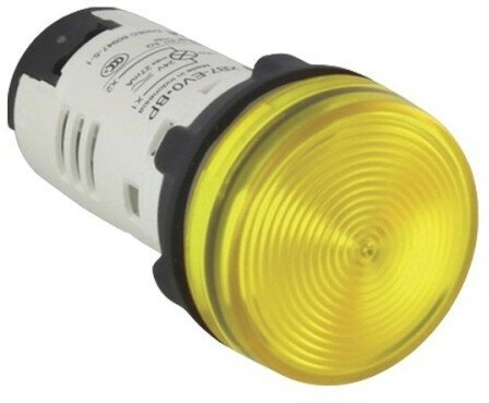 Лампа сигнальная (желтая, 22мм, 24В) Schneider Electric XB7EV05BP