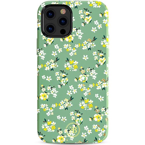 Чехол PQY Blossom для iPhone 12/12 Pro Зелёный