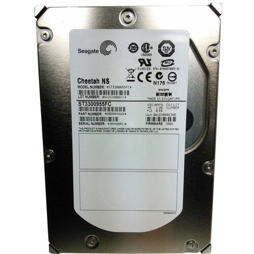 Жесткие диски Seagate Жесткий диск Seagate Cheetah FC 300GB (10K/4Gbs/16Mb) 9EB004-044 жесткий диск emc clariion 300gb 10k 2 4gbs fc cx 2g10 300g