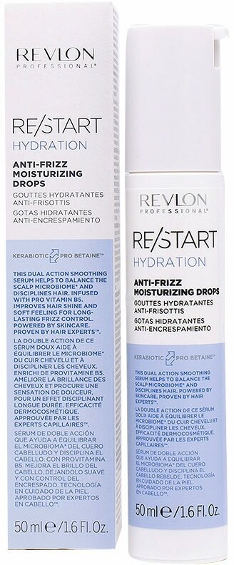 Revlon Professional Anti-Frizz Moisturizing Drops Увлажняющие капли для смягчения волос, 50 мл (Revlon Professional, ) - фото №10