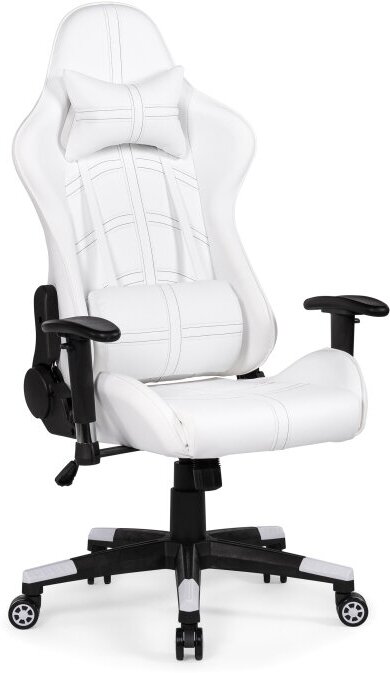 Компьютерное кресло Woodville Blanc white/black