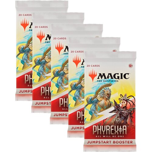 Magic The Gathering: 5 Jumpstart-бустеров MTG издания Phyrexia All Will Be One на английском языке