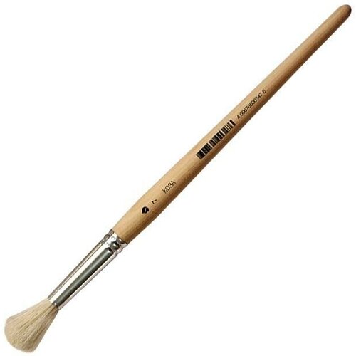 Кисть ХМ, коза, круглая, №7, 5шт.