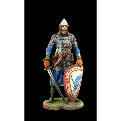 Оловянный солдатик SDS: Воин старшей дружины белозерских князей, XIV в оловянный солдатик sds могольский воин с копьем xiv в