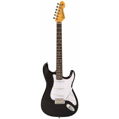 Электрогитара Stratоcaster SSS Encore E6BLK encore e6sb электрогитара форма stratоcaster sss цвет санберст