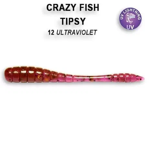 Силиконовая приманка мягкая съедобная Crazy Fish Tipsy 2