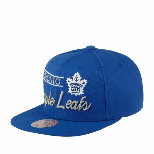 фото Бейсболка mitchell & ness для мужчин и женщин, размер 0, синий