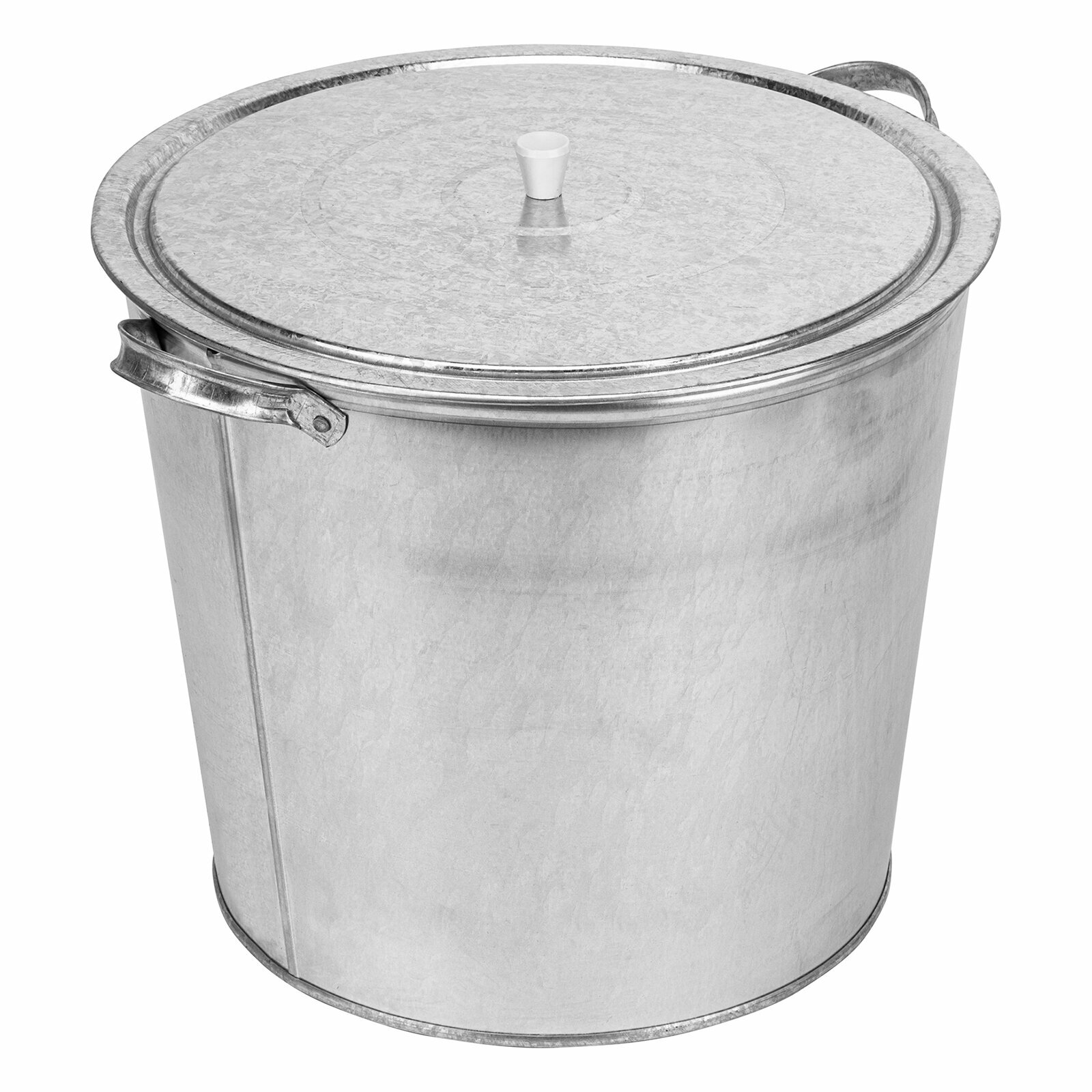 Бак для воды оцинкованный с крышкой крышка с ручкой 32л, без крана, Россия// Сибртех